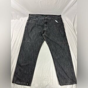 Southpole Faded Black Baggy Y2K Hip Hop Jeans 5187 Skater Grunge Wide Leg 48x32